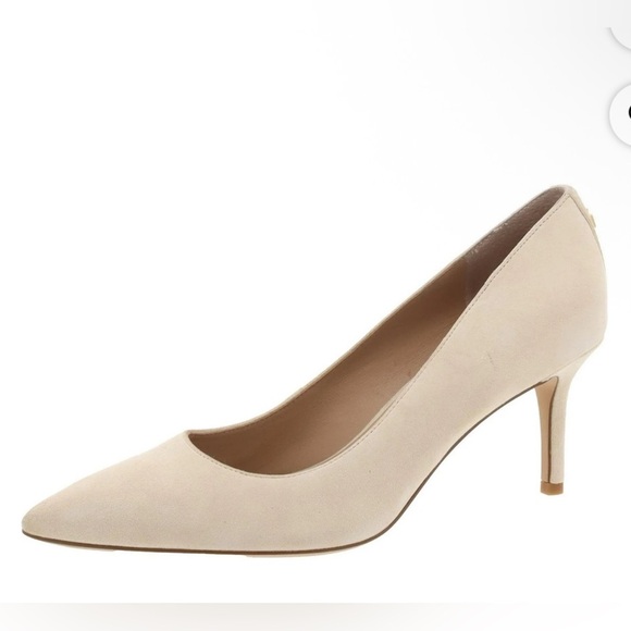 Like new Lauren by Ralph Lauren by Lanette Pointed Tip Lanette Suede -Stone 10 - Picture 1 of 10